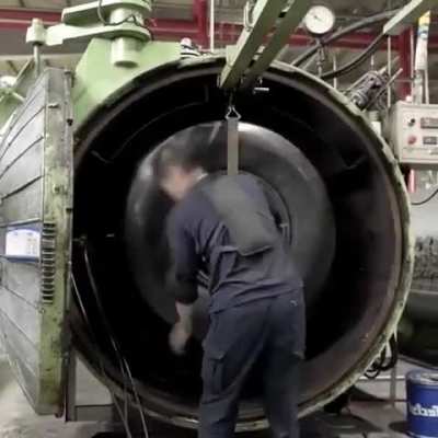 Old tires recycled into new tires, and kept out of landfills