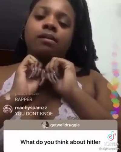 She said what she said yes ?