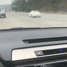 Casually driving on the highway... On the rim.