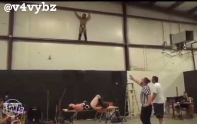 From the rafters