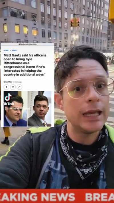 Matt Gaetz + Kyle Rittenhouse = ??