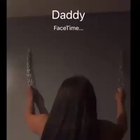 She called the wrong “daddy”