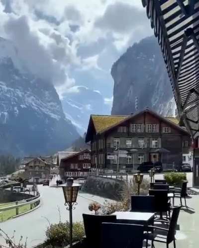 ? Majestic landscape in the foothills of the Alps in Switzerland