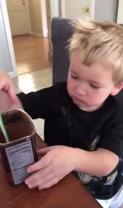 Thought he'd love it, rethinking his life decisions instead thanks to that 100% cocoa?