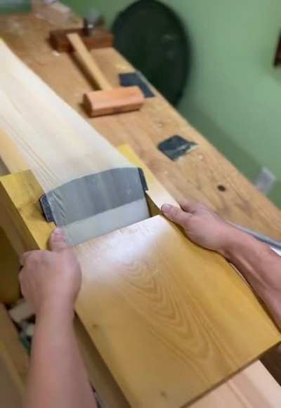 Slicing wood thinner than paper..
