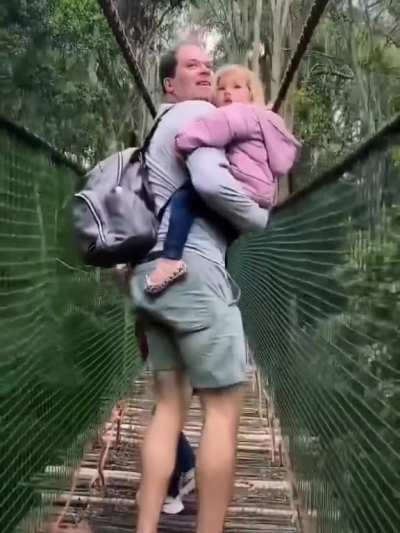 ? Primate swings past family for an unforgettable experience