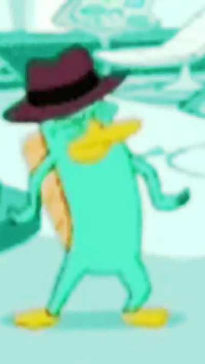 Perry dancing to the Tap In Doof cover