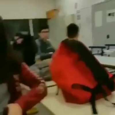 What was he doing up there
