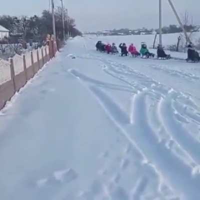 Just a regular winter day in Eastern Europe ?