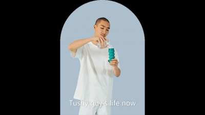 Tushy guy's new life ??‍♂️