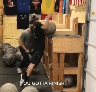 Boy with cerebral palsy lifts Atlas Stone