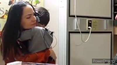 Kid hears for the first time