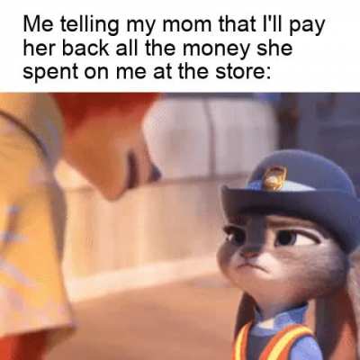 Trust me mom