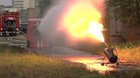 What could go wrong shooting yourself witg a flamethrower