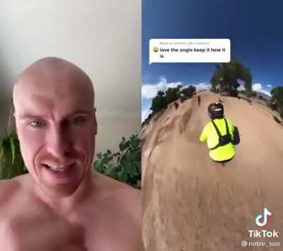 Looks like he’s in a video game ?