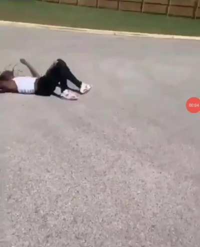 What could go wrong if I do a wrestling move in a parking lot
