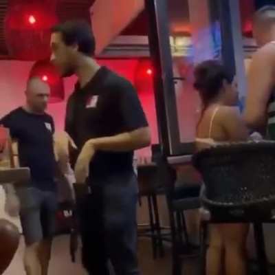 Professional kickboxer Joe Schilling (black T shirt) knocks a guy out in public. Then after facing a lawsuit, claims self defence, stating he was "scared for [his] life"