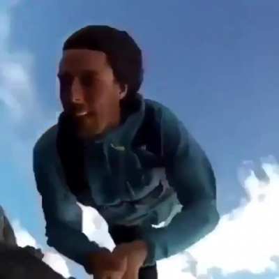 Catapulting away from a mountain