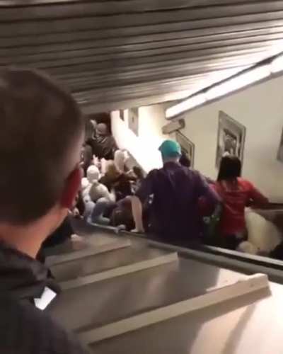 When the escalator turns up it’s speed!