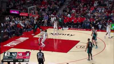 [Highlight] Sharpe returns to the skies for the basket.