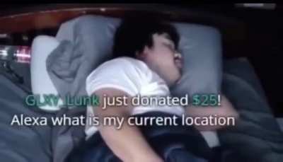 Streaming while sleeping