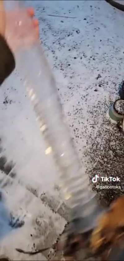 What a cool icicle!
