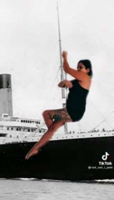 “If only the titanic had pole dancers?‍♀️”