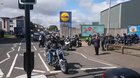 My Dad was a biker, and was killed in a collision. He knew a lot of people in the community, so they all wanted to pay their respects. This is how they did it