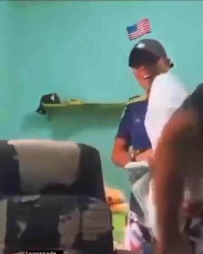 It was all fun and game until he...