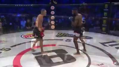Raymond Daniels lands a crazy knockout which you’d expect to see in a movie.
