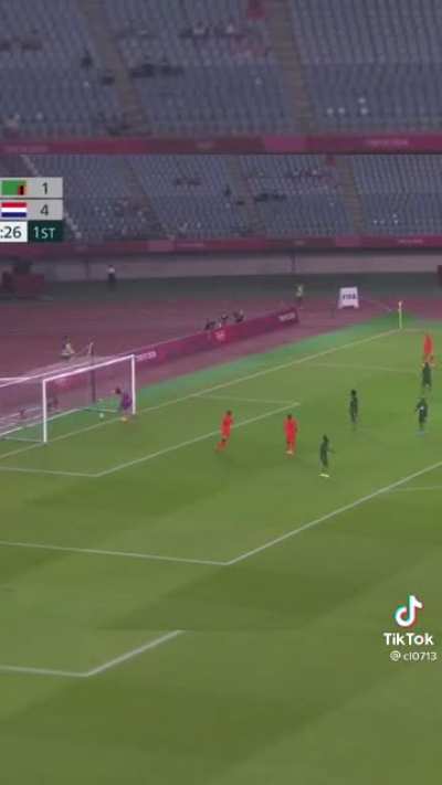 To play football at an Olympic level