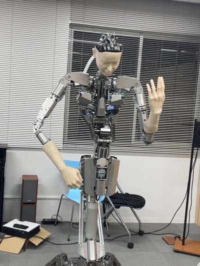 GPT-4 driven robot when asked to "play the metal"