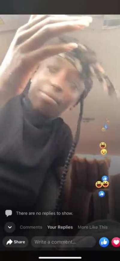 Trying to run from the cops on Facebook live