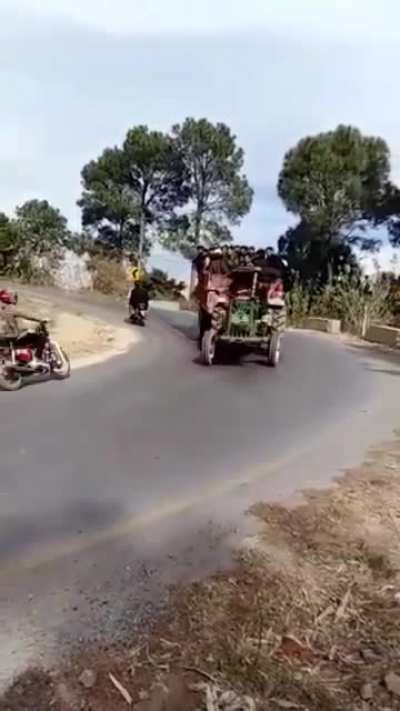 over speeding in corner