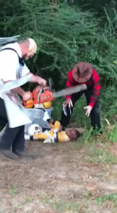 Zero mercy on this little fella