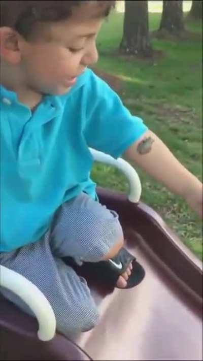 This poor kid??