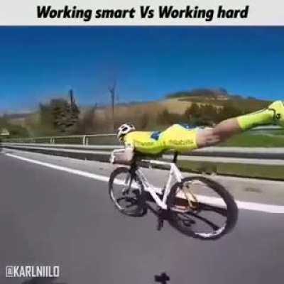 When the air drag is reduced