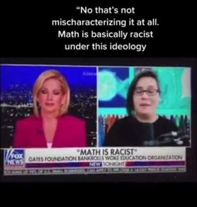 She definitely failed math ?