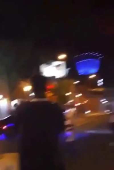 Idiot in Minneapolis shoots his gun in the air