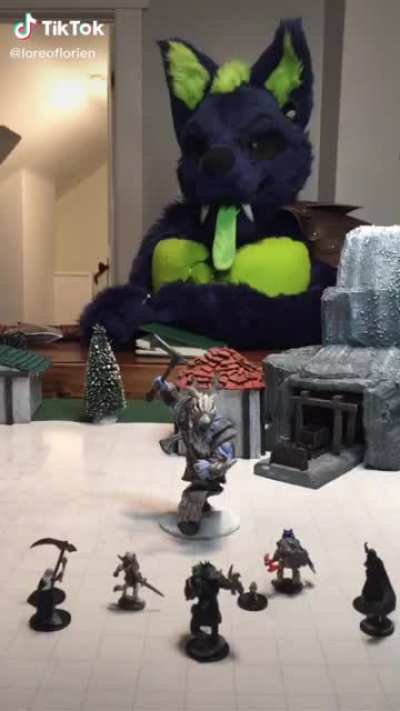 Fell the barbarian. (D&D)