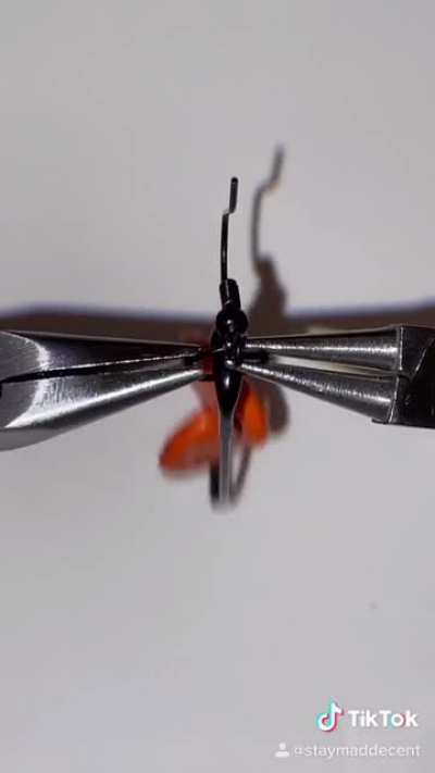 Pumpkin Safety Pin Earrings