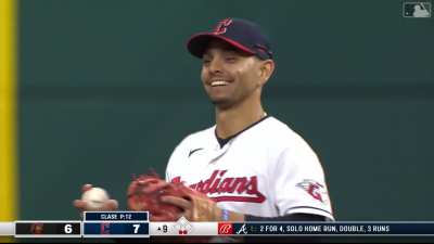 [Highlight] [Highlight] Andres Gimenez demands you give him the gold glove with a diving stop to throw out Rutschman