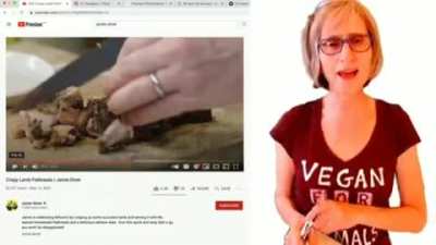 That vegan teacher getting triggered by a non vegan dish