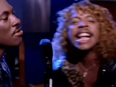 In 1984, Eddie Murphy told Richard Pryor of his plans to make a musical album. Pryor laughed, betting $100k he wouldn’t do it without jokes. Murphy did, &amp; on the inner sleeve he wrote, “To Richard Pryor, my idol, with whom I have a $100k bet. No, moth