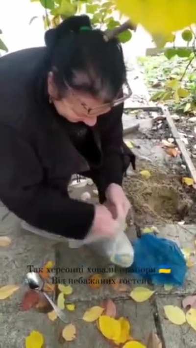 From recently liberated Kherson ??