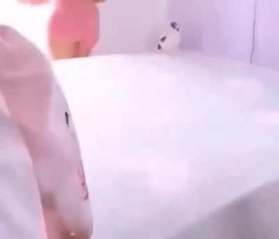 He waited patiently