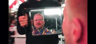 Homeless man is given a free haircut and another surprise...
