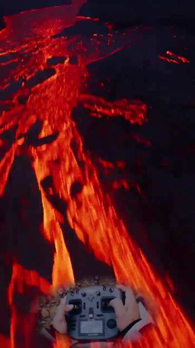 Amazing Drone Shot Of Volcano eruption ??.. Wear Protection Gear While Watching ☺