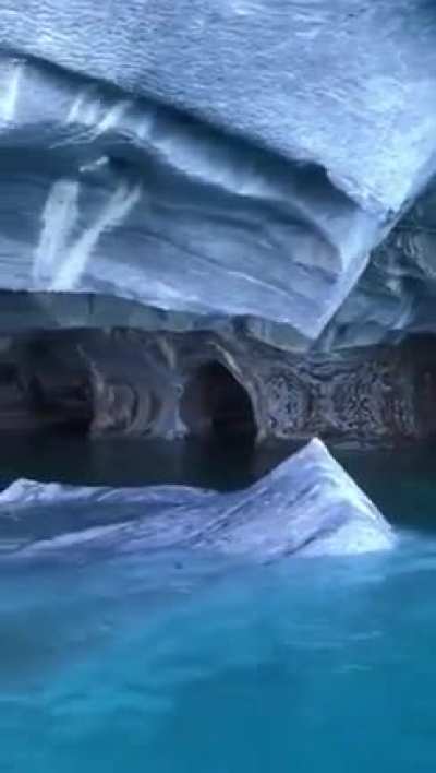 ?The Marble Caves of Chile, The caves are situated in the Patagonian Andes on a peninsula of marble that borders Lake General Carrera The formation has taken more than 6,000 years