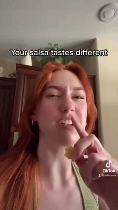 "Telling my Mexican mom her salsa isn’t spicy"